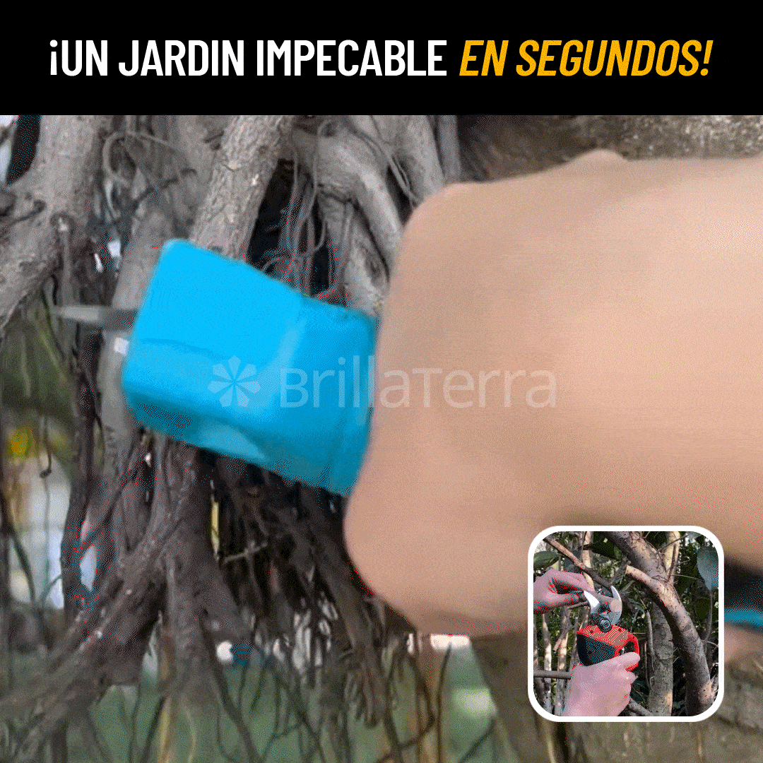 PodaPower Pro – Tijeras de podar eléctricas con doble batería