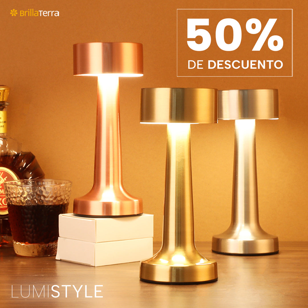 LumiStyle – Lámpara inalámbrica con luz cálida y regulable